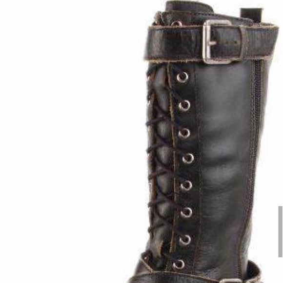 Matisse Black Combat Boots size 9 - Picture 2 of 9